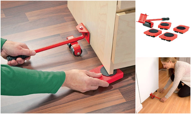 Kit para Mover Muebles Pesados con Ruedas Giratorias 360° – Envío Gratis y Pago al Recibir