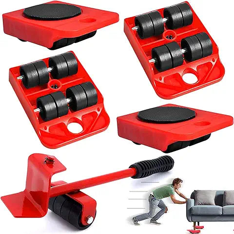 Kit para Mover Muebles Pesados con Ruedas Giratorias 360° – Envío Gratis y Pago al Recibir
